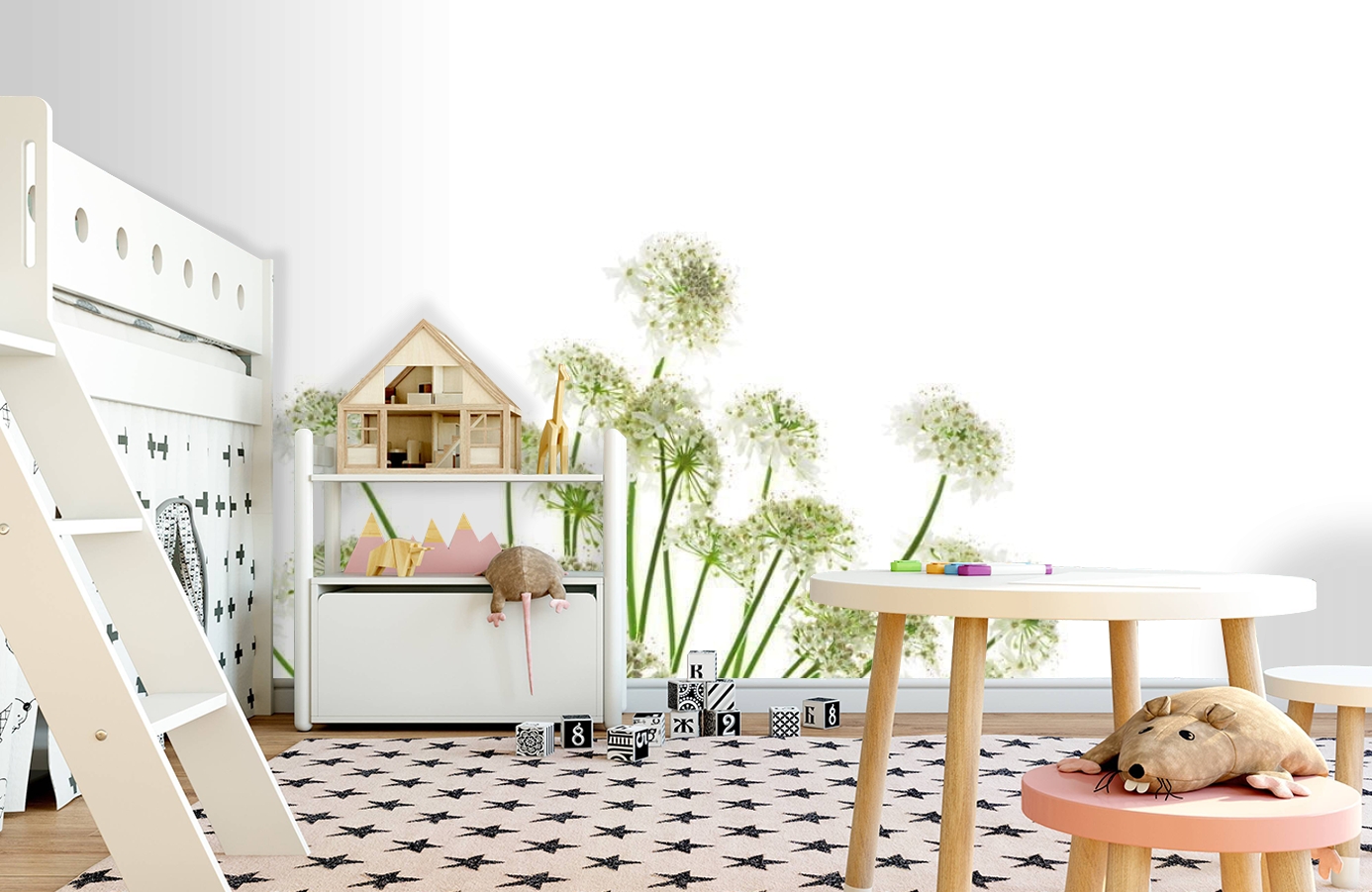 Обои P021501-8 фото в интерьере детская