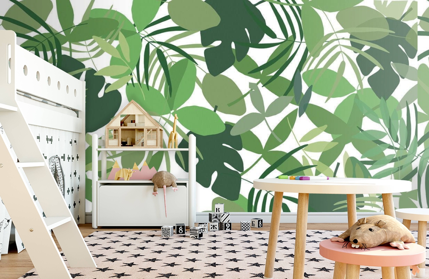 Обои P031701-8 фото в интерьере детская