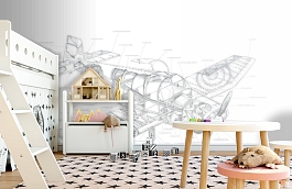 Обои P180401-8 фото в интерьере детская превью