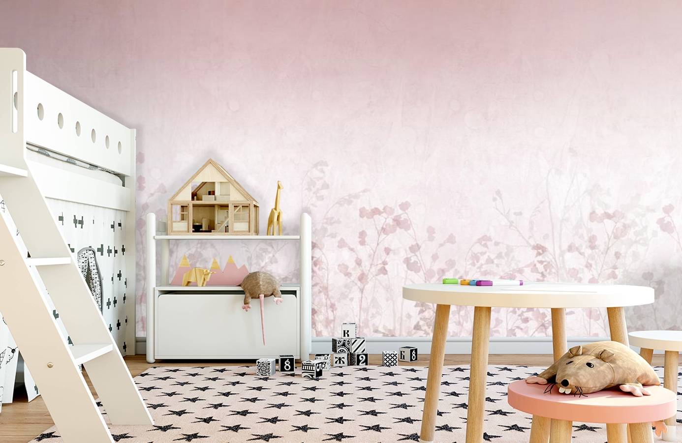 Обои P260801-8 фото в интерьере детская