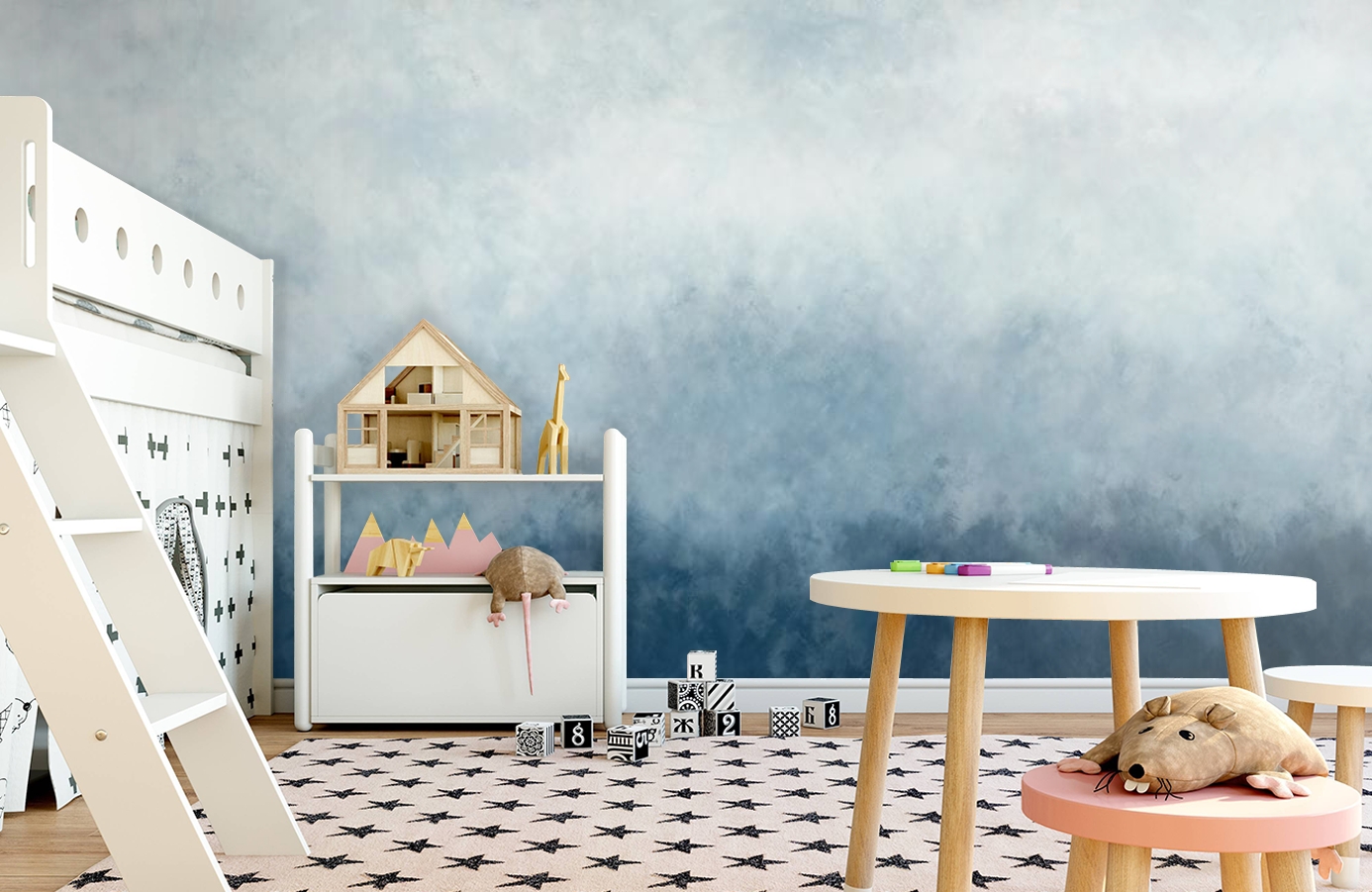 Обои P260901-8 фото в интерьере детская