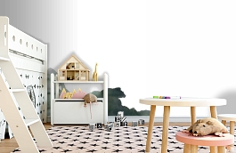 Обои 100495 фото в интерьере детская превью