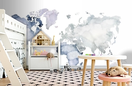 Обои 100549 фото в интерьере детская превью