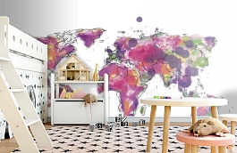 Обои 100846 фото в интерьере детская превью