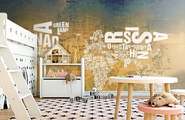 Обои 101027 фото в интерьере детская превью