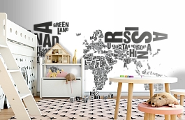 Обои 101034 фото в интерьере детская превью