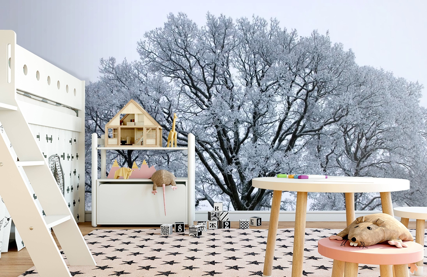 Обои P020502-9 фото в интерьере детская