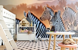 Обои 1449 lev5 809 фото в интерьере детская превью