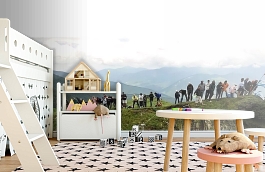 Обои 1516 lev6 809 фото в интерьере детская превью