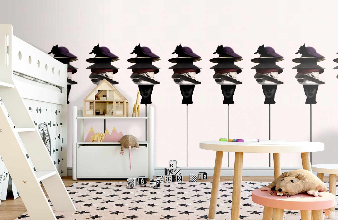 Обои DM230-1 фото в интерьере детская