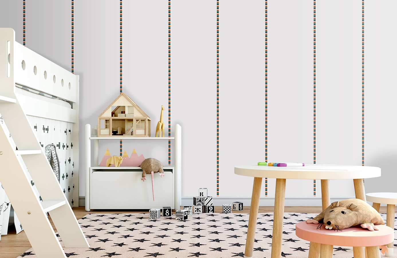 Обои P121701-1 фото в интерьере детская