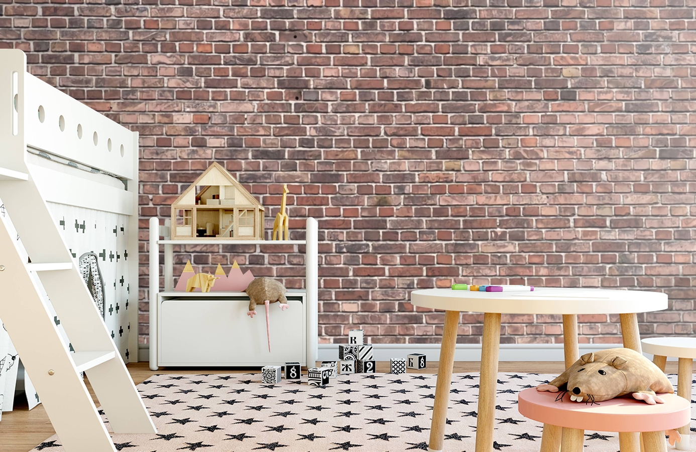 Обои E021601-0 фото в интерьере детская