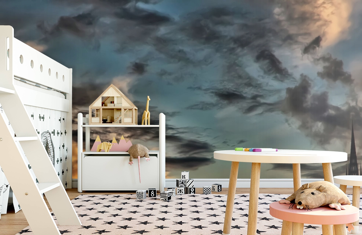 Обои P020701-0 фото в интерьере детская