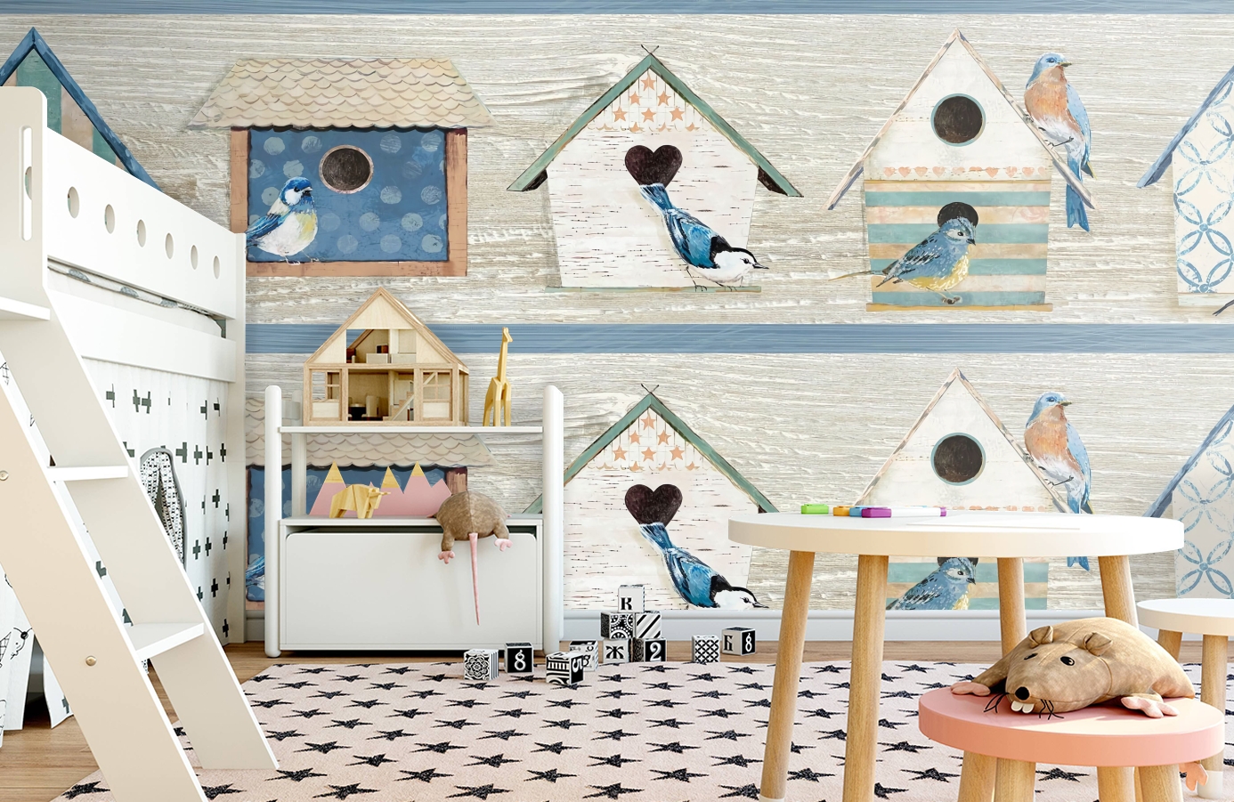 Обои CBB2241 фото в интерьере детская