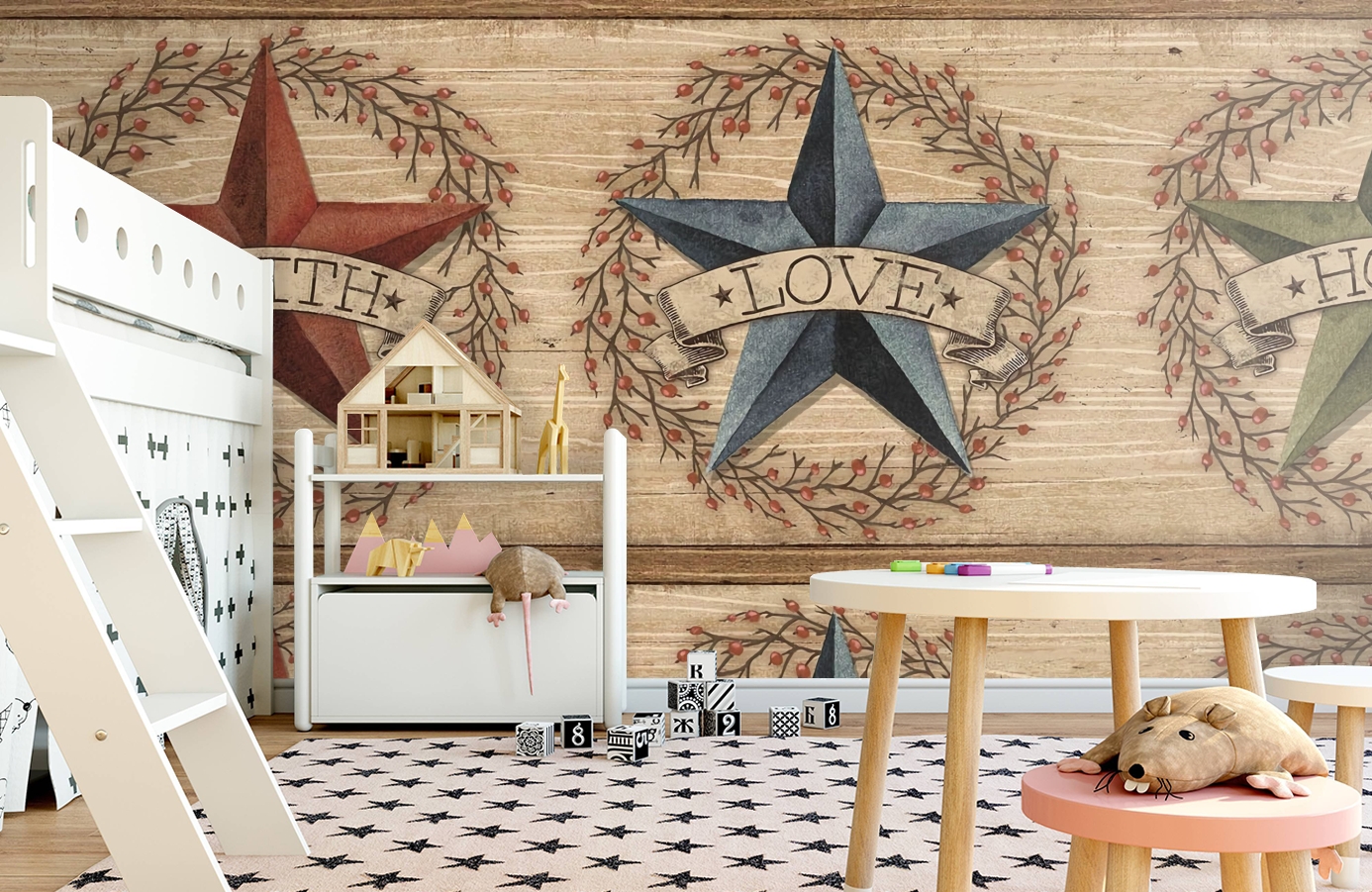 Обои CBB2251 фото в интерьере детская