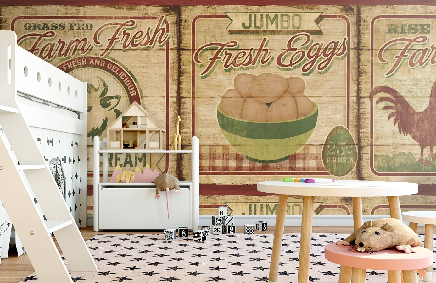 Обои CBB2262 фото в интерьере детская