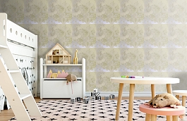 Обои 464 BLANC фото в интерьере детская превью