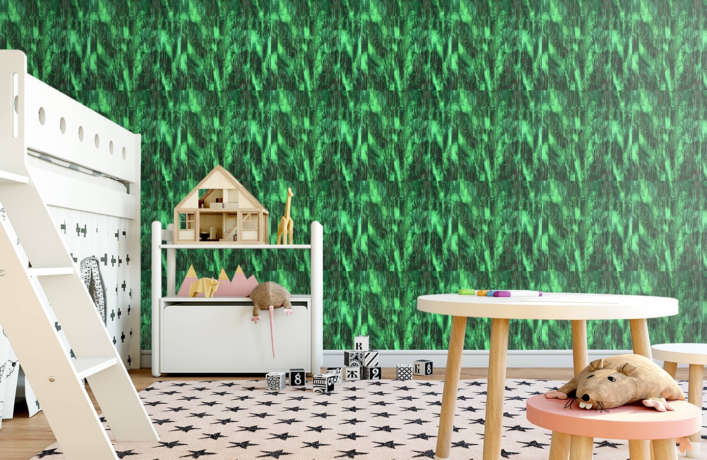 Обои GEORGES-SAND-P_-06 фото в интерьере детская