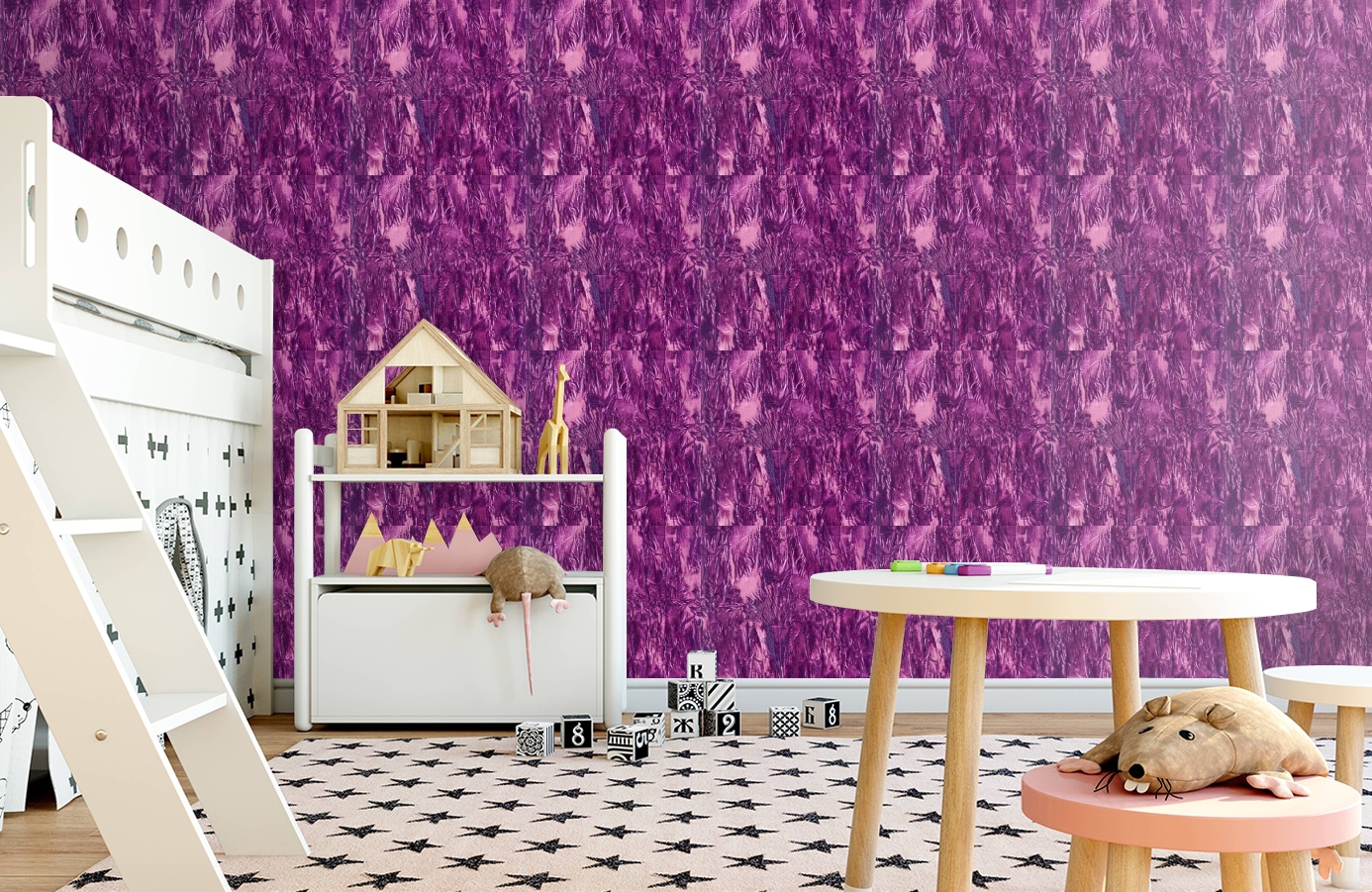 Обои GEORGES-SAND-P_-08 фото в интерьере детская