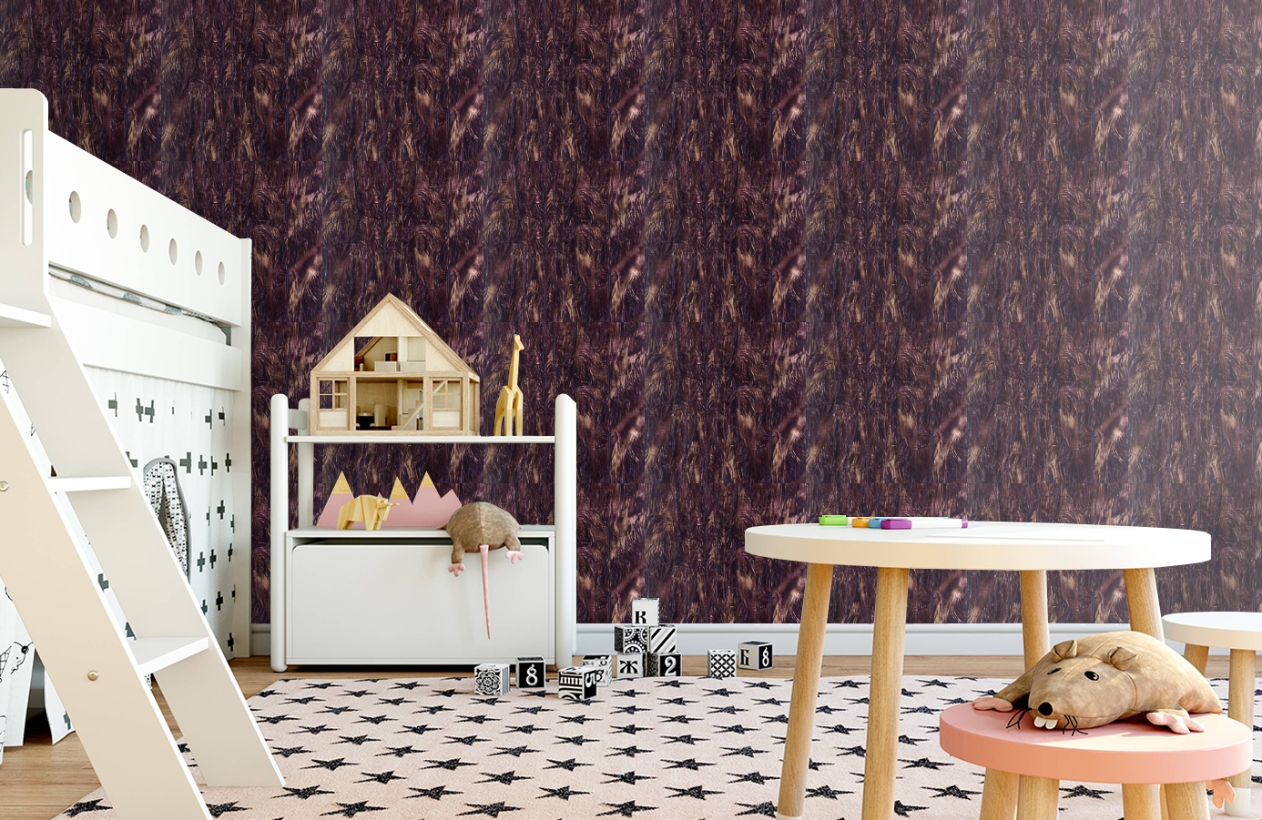 Обои GEORGES-SAND-P_-12 фото в интерьере детская