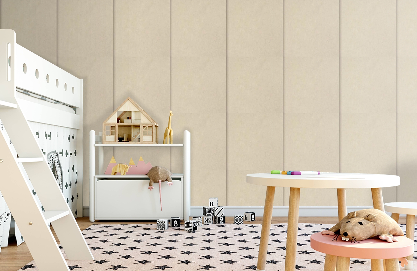 Обои 46004 фото в интерьере детская