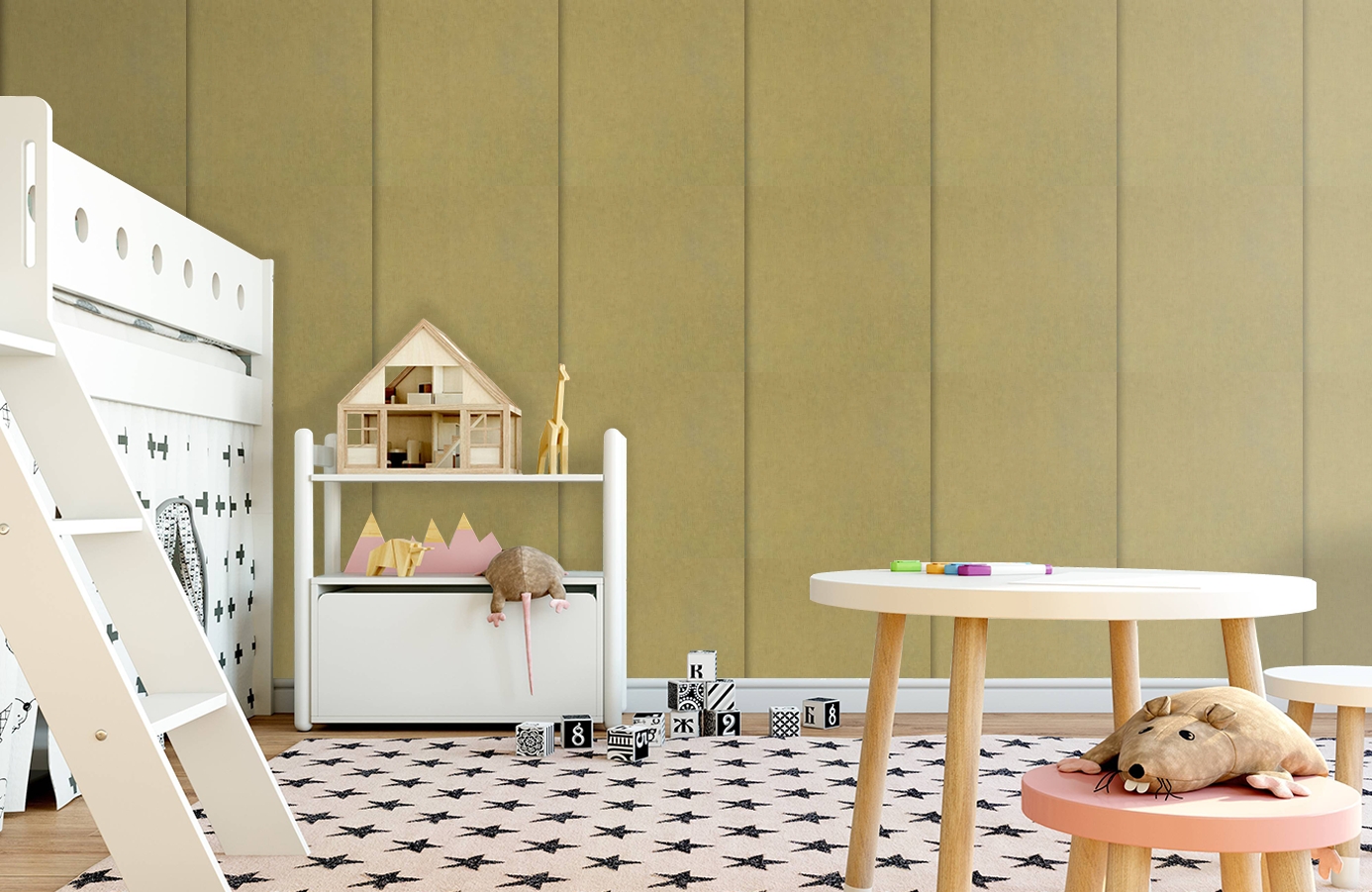 Обои 46012 фото в интерьере детская