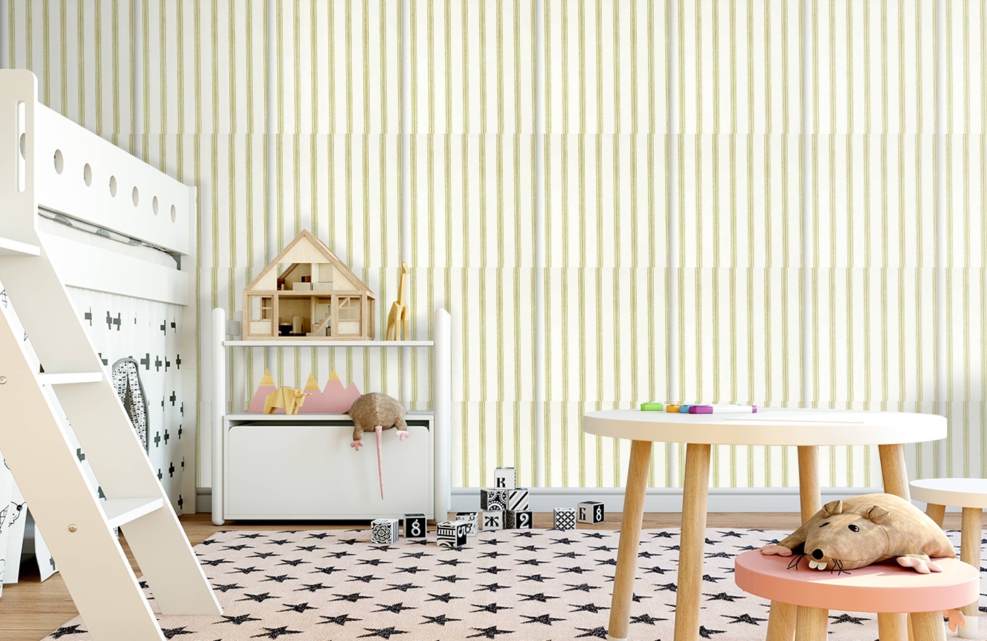 Обои 48483 фото в интерьере детская