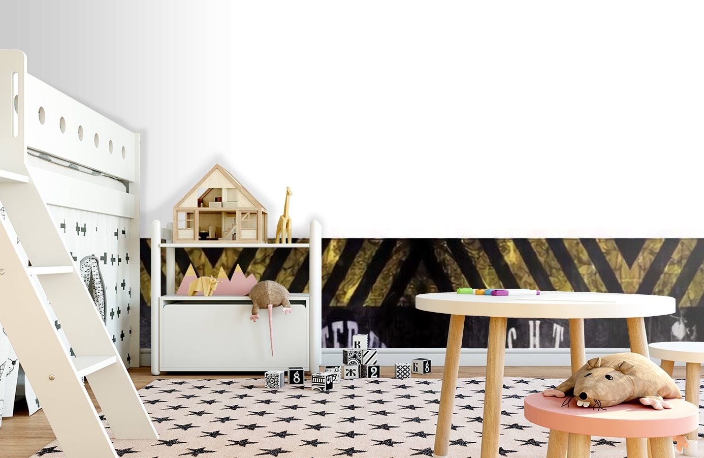 Обои SL 14 602 1,2*5 фото в интерьере детская Обои SL 14 602 1,2*5 фото в интерьере детская