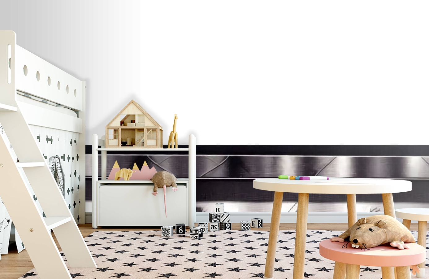 Обои SL 14 605 1,40*5 фото в интерьере детская Обои SL 14 605 1,40*5 фото в интерьере детская