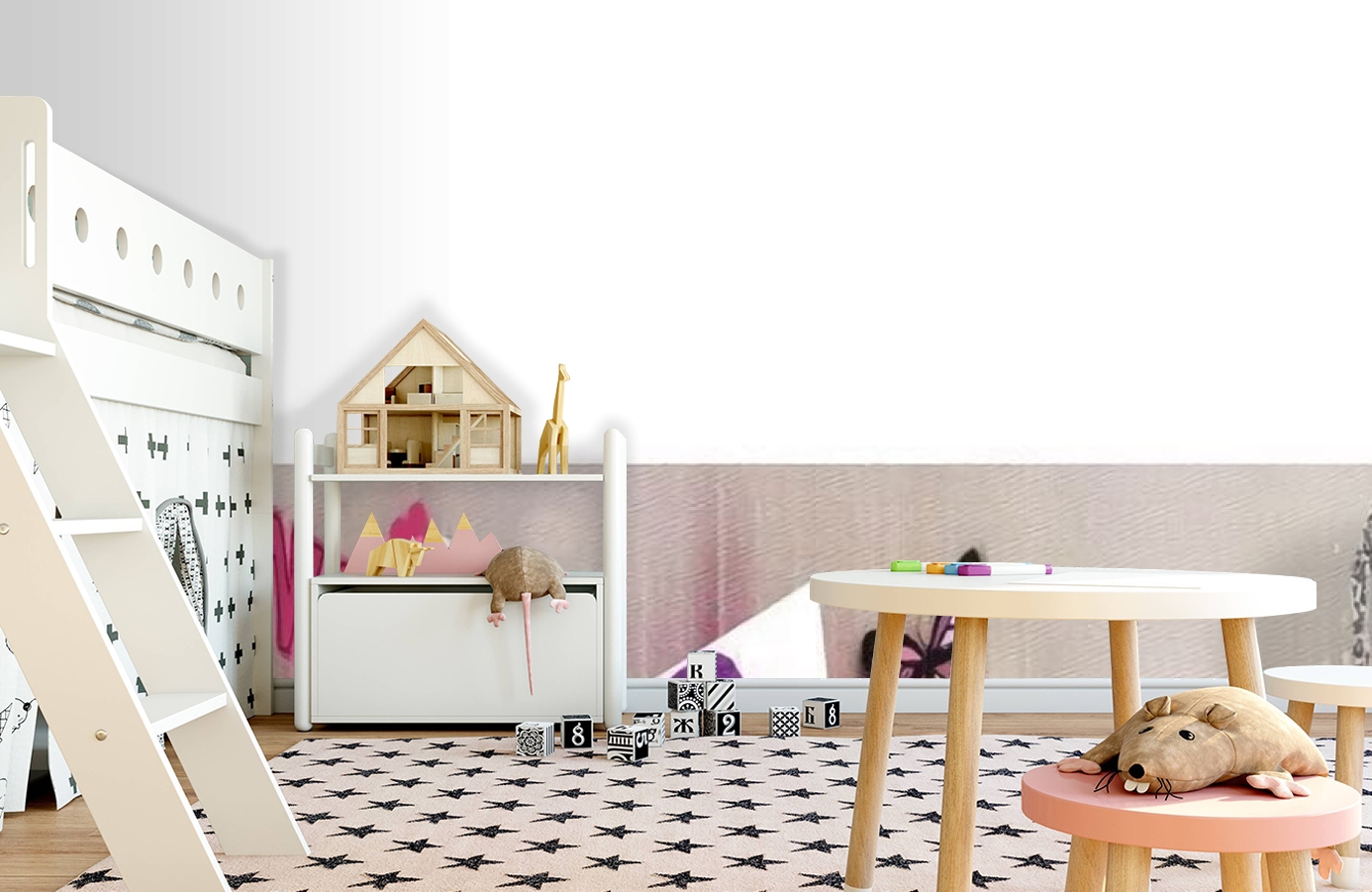 Обои SL 14 608 1,40*5 фото в интерьере детская Обои SL 14 608 1,40*5 фото в интерьере детская