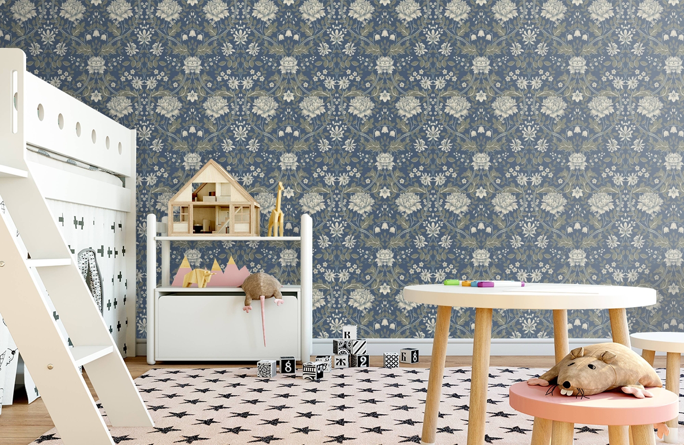 Обои KT20102 фото в интерьере детская