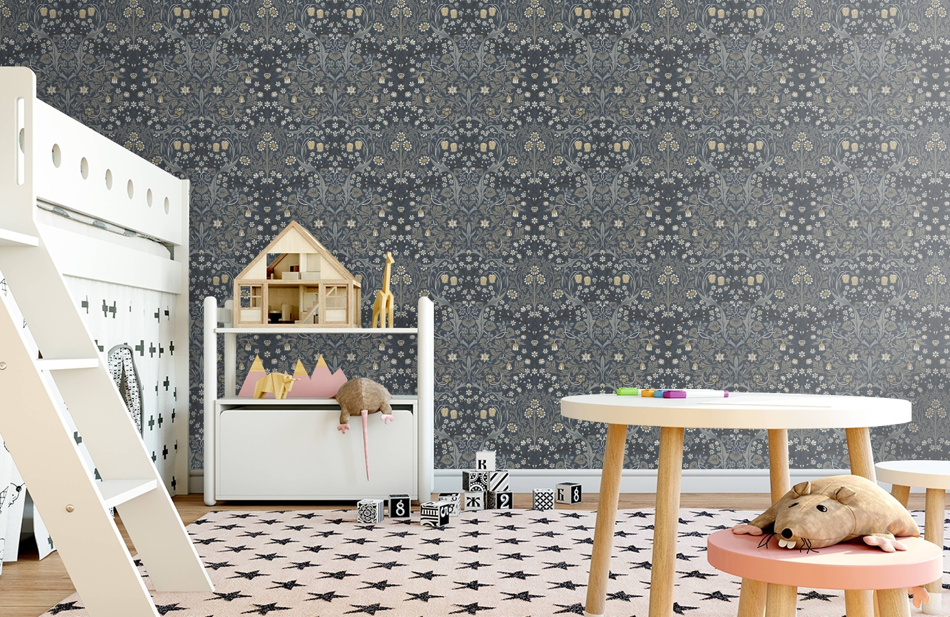 Обои KT20202 фото в интерьере детская