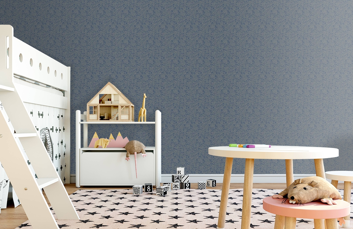 Обои KT20802 фото в интерьере детская