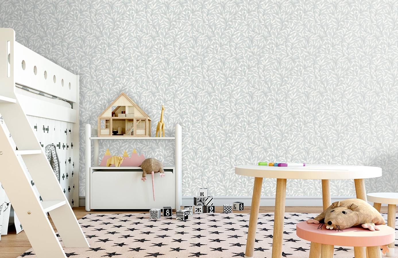 Обои KT20922 фото в интерьере детская