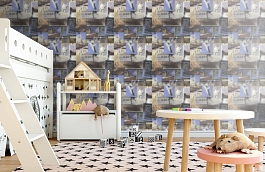 Обои Pinboard Multi фото в интерьере детская превью