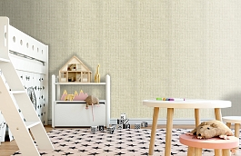 Обои Raffia Marl фото в интерьере детская превью