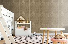 Обои Tapestry Brick фото в интерьере детская превью