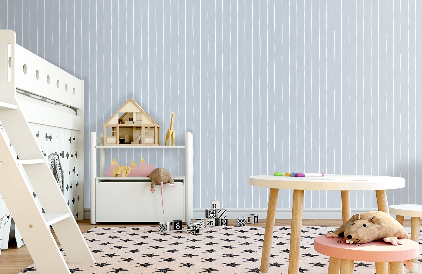 Обои 110/2008 фото в интерьере детская