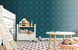 Обои 117-8021 фото в интерьере детская превью