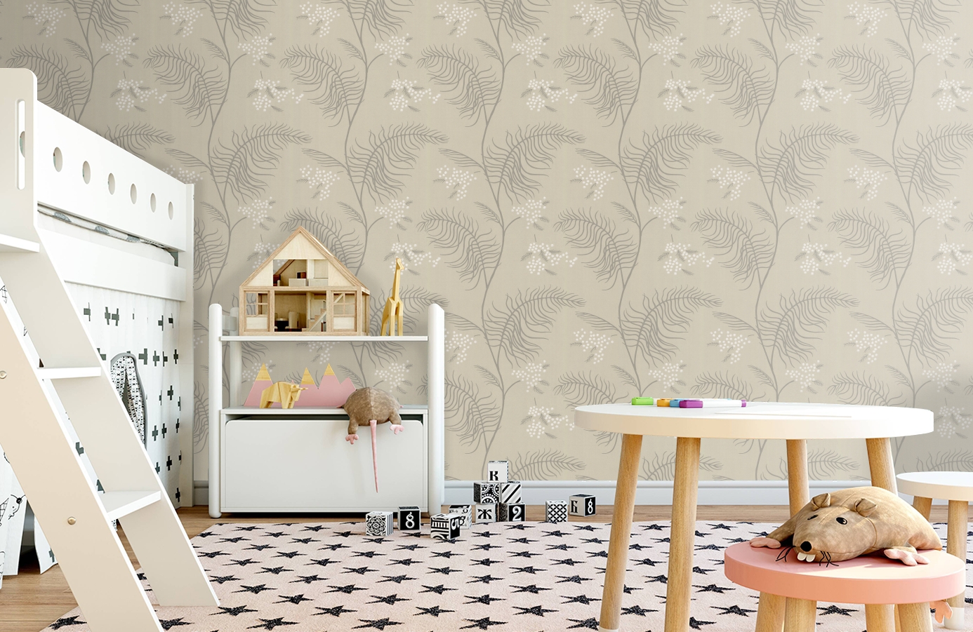 Обои 69/8131 фото в интерьере детская