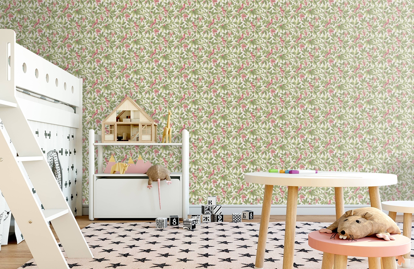 Обои 98/1002 фото в интерьере детская