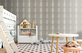 Обои Allagarta 16-Taupe фото в интерьере детская превью