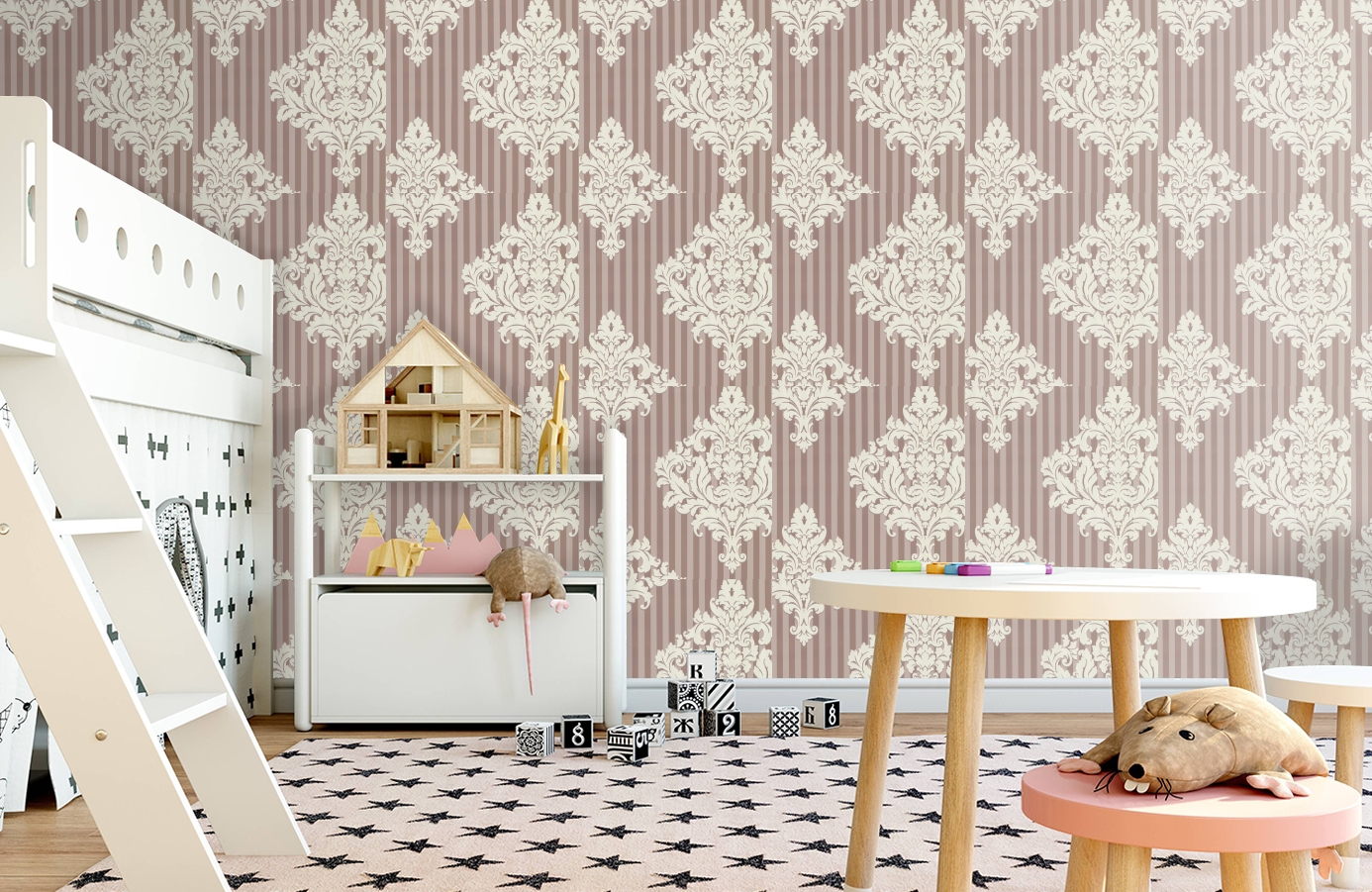 Обои CCE130094 фото в интерьере детская