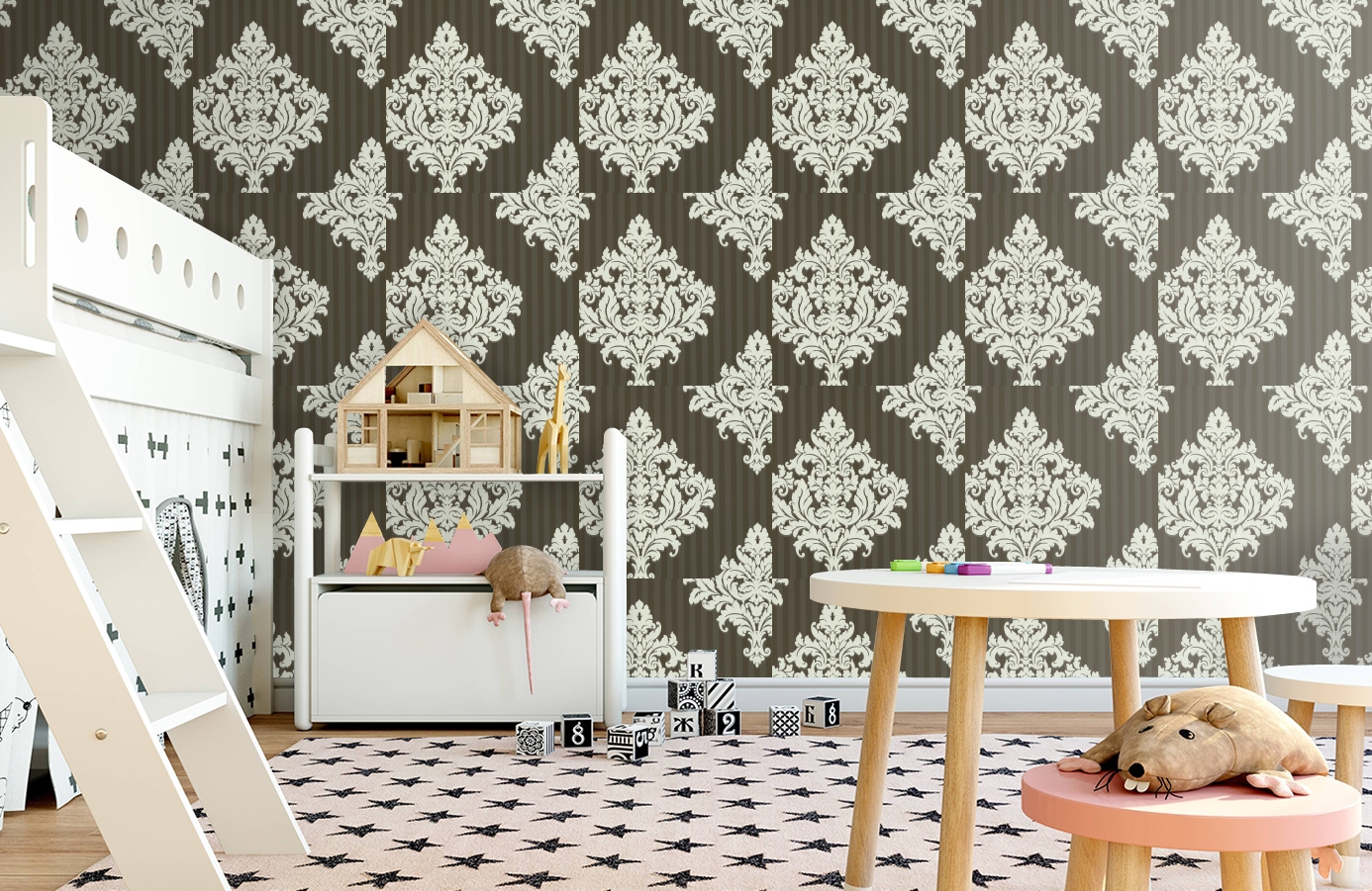 Обои CCE130095 фото в интерьере детская