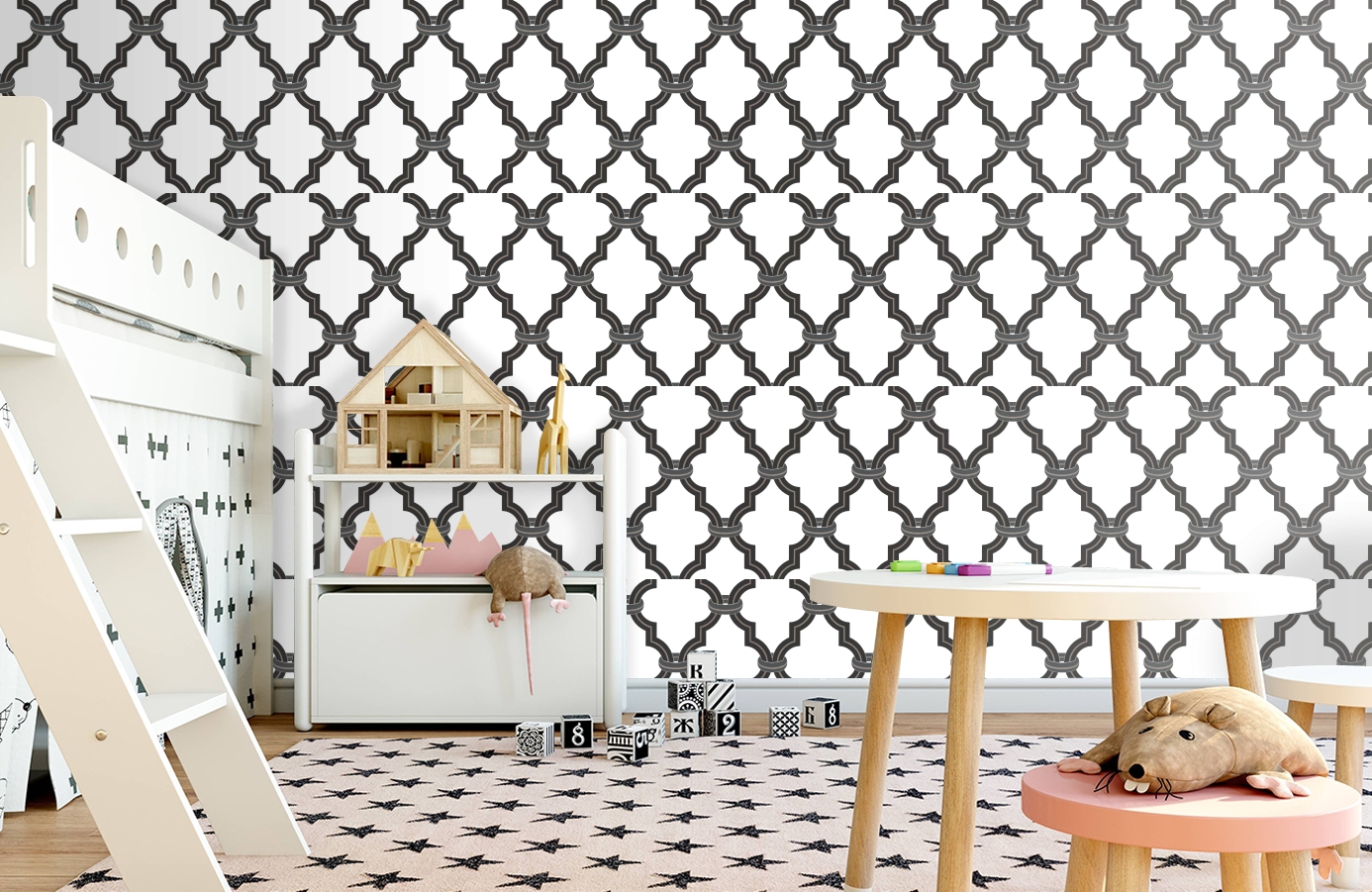 Обои CCE130132 фото в интерьере детская
