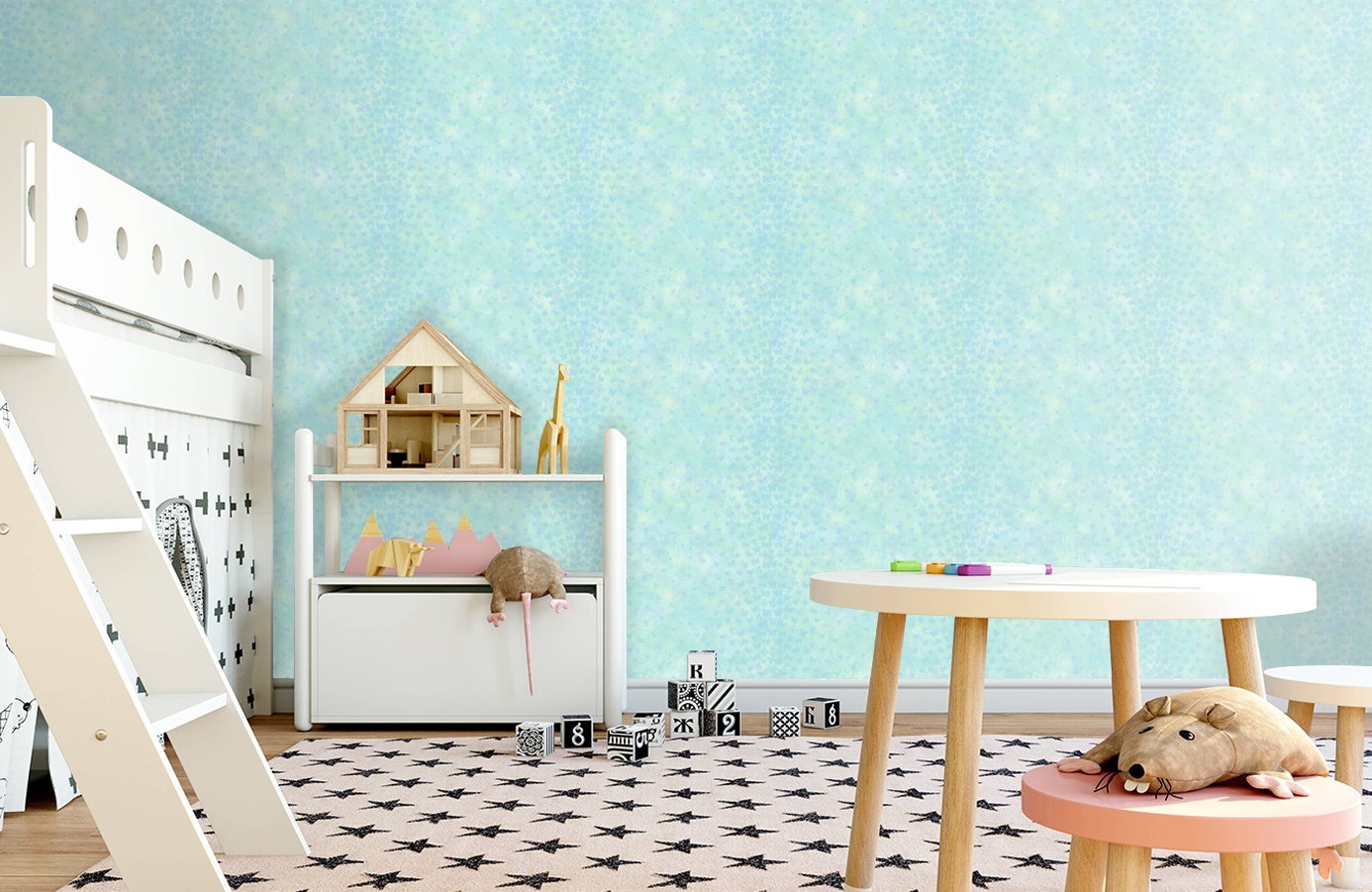 Обои TOT47251 фото в интерьере детская