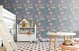 Обои WU17627 фото в интерьере детская превью