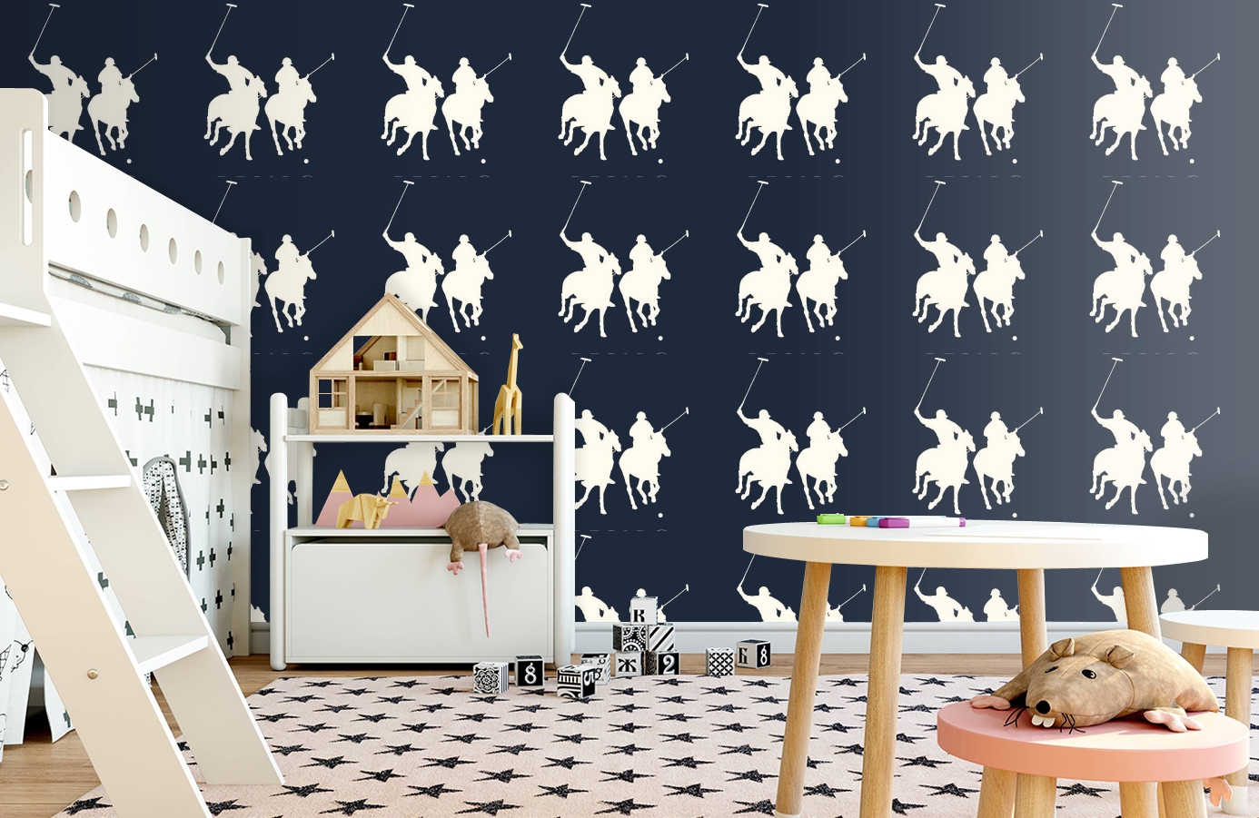 Обои 115628 фото в интерьере детская