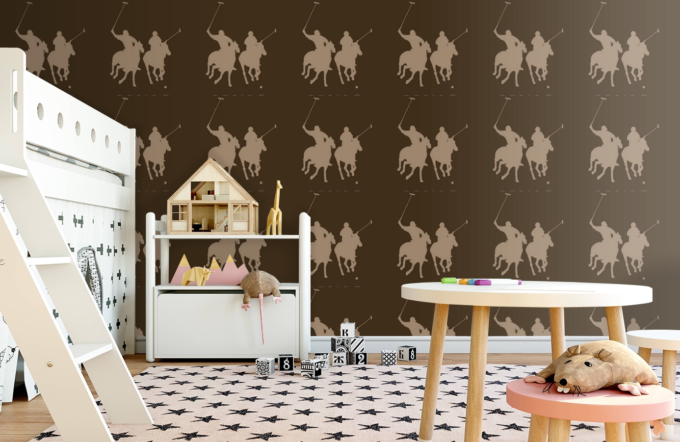 Обои 115630 фото в интерьере детская