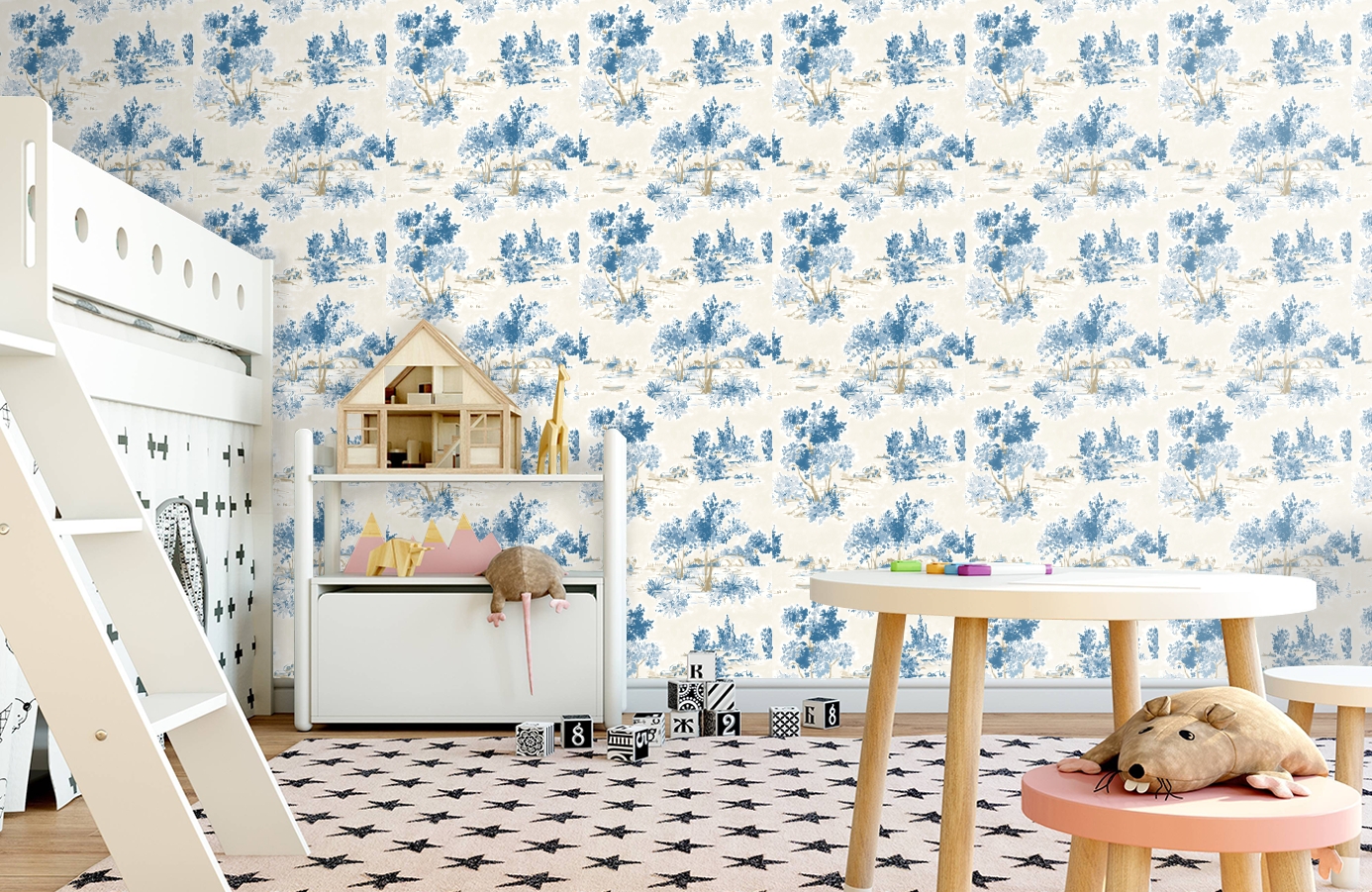 Обои 2665-22052 фото в интерьере детская